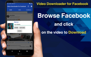 Video Downloader for Facebook‏ screenshot 0