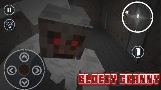 Blocky Granny Horror House 3D screenshot 2