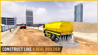 heavy duty road construction machine:excavator sim screenshot 2