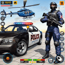 polícia ops tiroteio jogo arma Icon