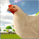 Simulateur de poulet de Crazy Icon