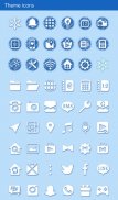 Winter Wallpaper Snowflakes Theme screenshot 0