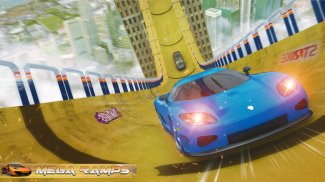 Mega Ramp Car Racing Impossible Stunts screenshot 3