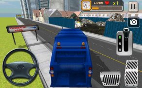 City Garbage Cleaner Truck 3D screenshot 0