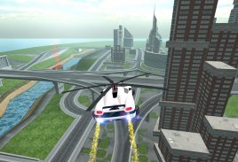 फ्लाइंग कार बचाव उड़ान सिम screenshot 2