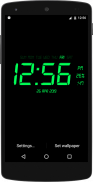 Digital Clock Live Wallpaper screenshot 1