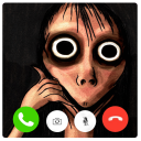 Creepy momo fake video call Icon