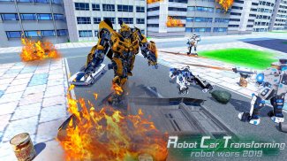 Robot Car Transformation: Robot Shooting Game screenshot 2