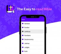 The Easy to Read Bible App screenshot 1