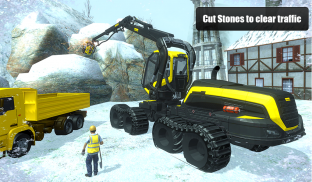 Snow Cutter Excavator Simulator 2020 screenshot 4