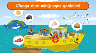 Kid-E-Cats Aventura En El Mar Juegos Niños Gatitos screenshot 5