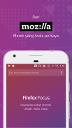 Firefox Focus: Peramban dengan privasi screenshot 2