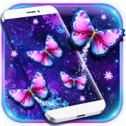 Purple Butterfly Live Wallpaper screenshot 4