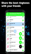 Electronic ringtones screenshot 1