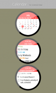 Calendar for Android Wear screenshot 1