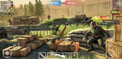 Gun Shooter Offline Game WW2: