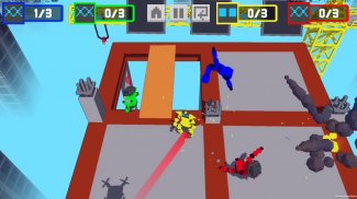 Robot Battle 1-4 player offline mutliplayer game screenshot 1