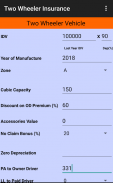 Motor Insurance Calculator EZY screenshot 2