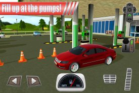 Gas Station Car Parking Game screenshot 1