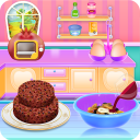 Fruit Chocolate Cake Cooking Icon