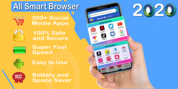 Smart Browser :- All social media and shopping app screenshot 3