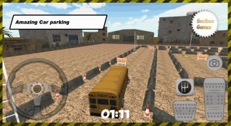 School Bus 3D Estacionamento screenshot 6