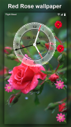 Flower Clock Live wallpaper–HD screenshot 2