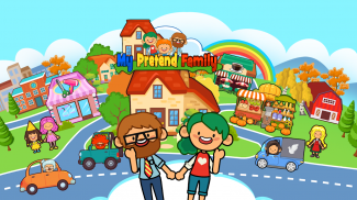 My Pretend Home & Family - Kids Play Town Games! screenshot 4