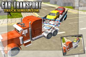 De voiture Transport Truck Sim screenshot 0