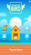 Stacky Bird: Hiper Gündelik Uçan Kuş Oyunu screenshot 1