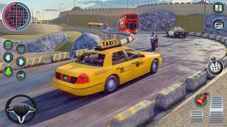 ville Taxi chauffeur sim 2016: multijoueur taxi 3d screenshot 4