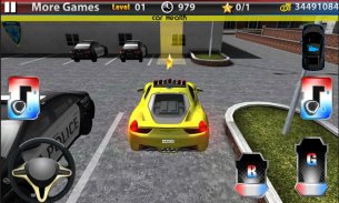 Ô tô xe 3D: Xe cảnh sát screenshot 14