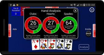 Euchre Card Classic screenshot 1