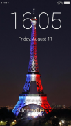 Paris Eiffel Tower Lock Screen screenshot 6