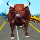 Bull Attack Animal Fight Games Icon