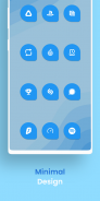 Adaptive Blue - Icon Pack screenshot 2