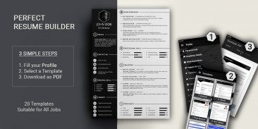 Resume builder Free CV maker templates formats app screenshot 13
