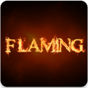 Flaming Text : Fire Text Photo Art Icon