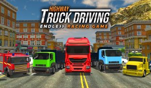 Highway Truck Racer: Бесконечные грузовики для вож screenshot 9