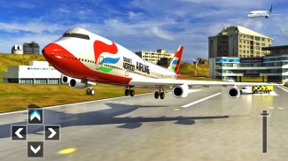 Airplane Flight Flying Pilot TakeOff - Plane Games screenshot 1