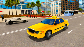 Real Taxi Driving : Grand City screenshot 2