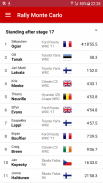 WRC coverage: stage results, calendar, standings screenshot 1