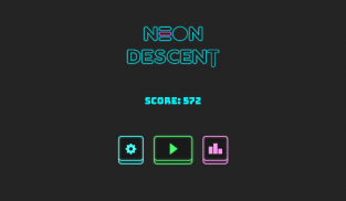 Neon Descent - ball bounce game screenshot 9