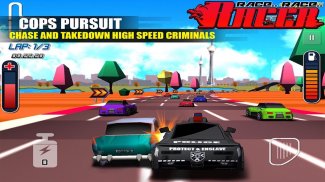 Run Race Racer 3d : Car Racing Games Cop Chase Fun screenshot 1