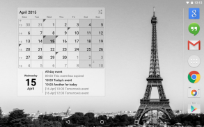Calendar Widget Month + Agenda screenshot 2