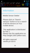 Mobile Sensor Seeker screenshot 4