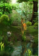 3D Nature Deer Live Wallpaper screenshot 1