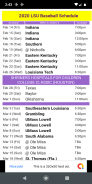 My LSU Baseball Schedule screenshot 0