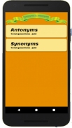 synonyms and antonyms screenshot 1