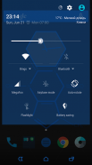 CM12/12.1 Theme - HexagonBlue screenshot 2